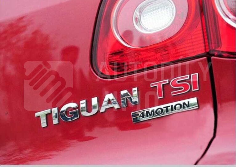 Znak, logo, emblem, nápis VW 4motion, 4 motion