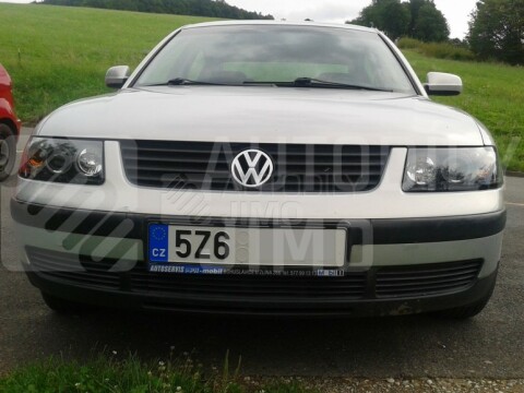Přední světla, lampy Angel Eyes VW Passat B5 96-00 černá H1