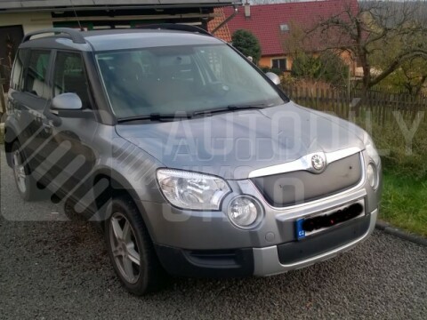 Zimní clony chladiče Škoda Yeti 09-13 kryt masky + nárazníku
