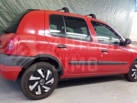 Lemy blatniku Renault Clio 1998-2008+Ofuky oken Renault Clio II 98-05 přední+zadní 