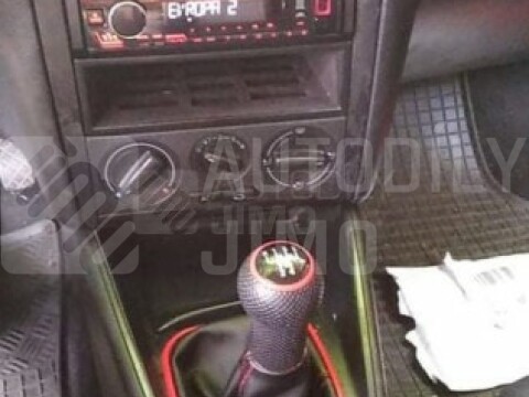 Germany řadící páka VW Golf IV Bora 5st hlavice rukojeť - red design