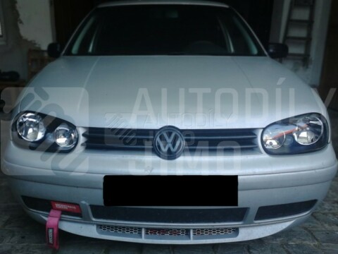 Přední světla, lampy VW Golf IV 97-04 černá, s mlhovkou