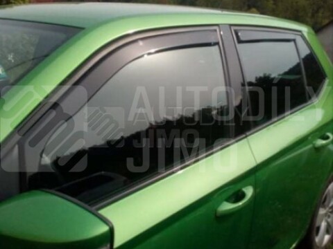 Ofuky oken Škoda Fabia III 14- přední+zadní