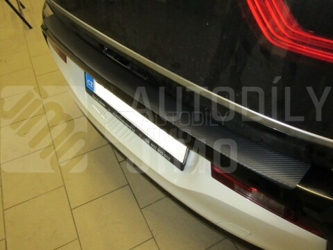 Universální ochranná lišta nárazníku 104x9cm Carbon