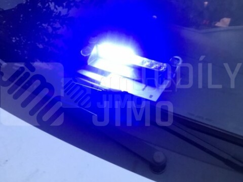 Superlight Stroboskopy LED maják na přední sklo - modrý