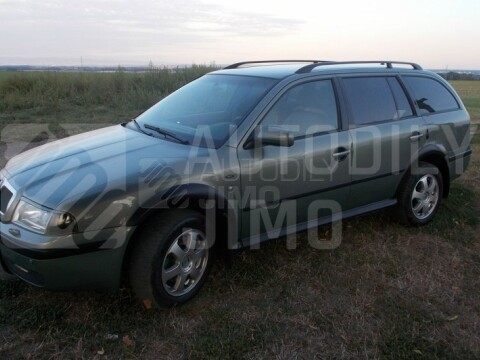 Kryty dveřních sloupků Milotec - ABS černá metalíza, Škoda Octavia I Combi