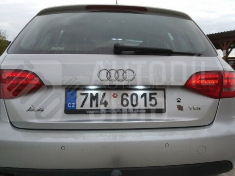 LED osvětlení SPZ Audi A4 B8 2008-2016