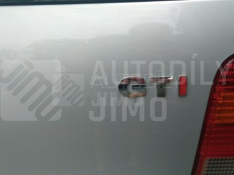 Znak, logo, emblém, nápis VW GTI 3D, červené I - samolepící