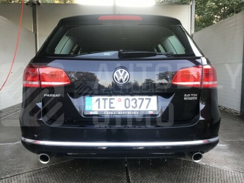 Koncovky výfuků Audi VW Škoda - průměr 76mm, nerez 2ks