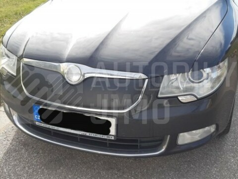 Zimní clona chladiče Škoda Superb II 08-13, kryt masky