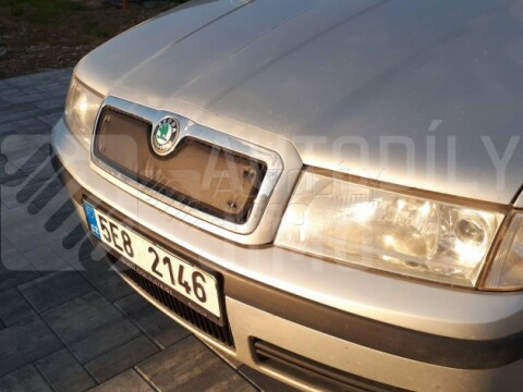 Zimní clona chladiče Škoda Octavia I 00-10 kožená