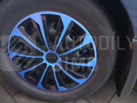 Ozdobné kryty ventilků, modré