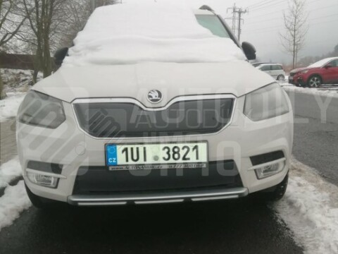 Zimní clony chladiče Škoda Yeti 13-17, kryt masky + nárazníku