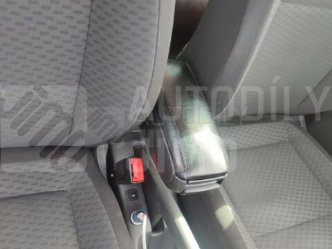 Loketní opěrka Škoda Fabia II, Roomster 06-14 černá kůže