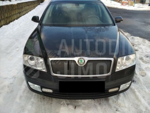 Zimní clona chladiče Škoda Octavia II 04-08 kožená