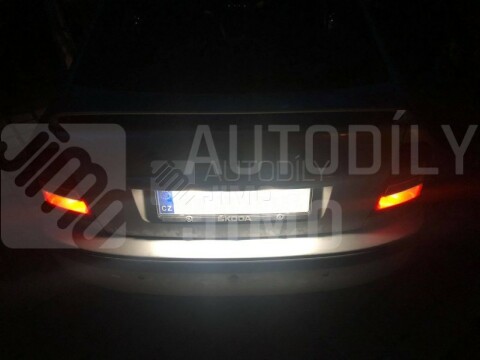 LED osvětlení SPZ na vozy Škoda Octavia I