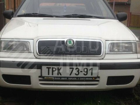 Kryty světlometů Milotec (mračítka) - ABS černá metalíza, Škoda Felicia Facelift+Zimní clona Škoda Felicia II 98-01, kryt masky