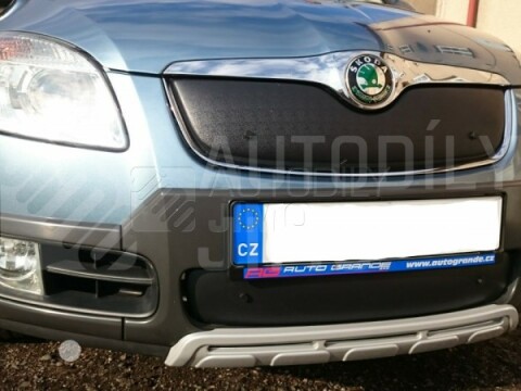 Zimní clona Škoda Fabia II 06-10,Škoda Roomster+ spodní, kryt nárazníku 