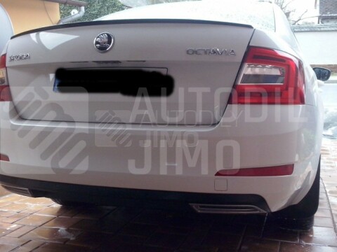 Atrapa výfuku, ABS - Alu-Brusch, Škoda Octavia III. Limousine / Comb