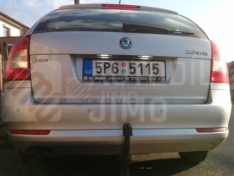 LED osvětlení SPZ Škoda Octavia II 09-13, Roomster Canbus