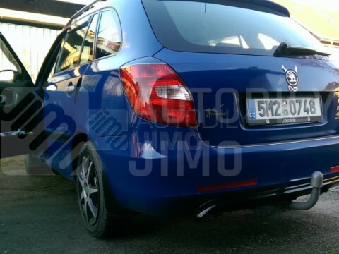 Difuzor zadního nárazníku - ABS černá metalíza, Škoda Fabia II. Combi