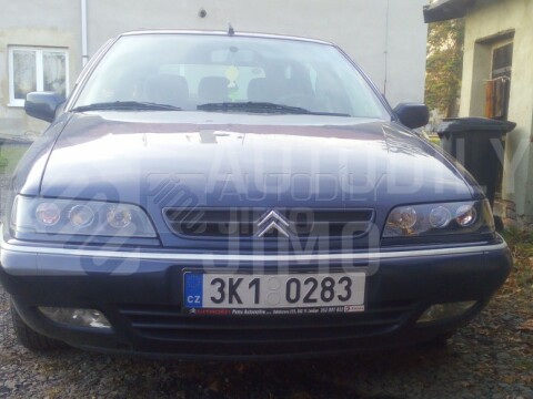 Přední světla, lampy Angel Eyes Citroen Xantia 98-01 černá H1