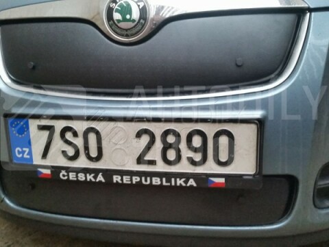 Zimní clona chladiče Škoda Fabia II 10-14, Rooomster, kryt masky+spodní kryt nárazníku