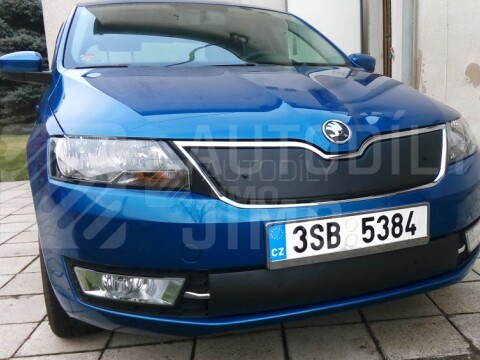 Zimní clona chladiče Škoda Rapid 12-, kryt masky+kryt nárazníku