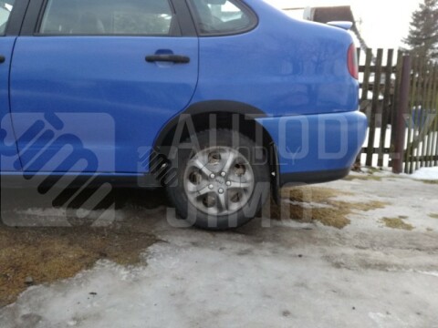 Plastové zadní lemy blatníku Seat Ibiza 5dv., Cordoba 93-01