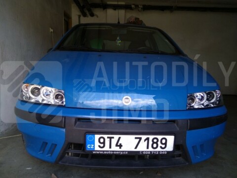 Přední světla Angel Eyes Fiat Punto 99-03 chromová