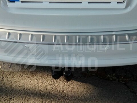 Práh pátých dveří s výstupky, ABS-stříbrný, Škoda Octavia II. Combi, Škoda Octavia II. Facelift Combi