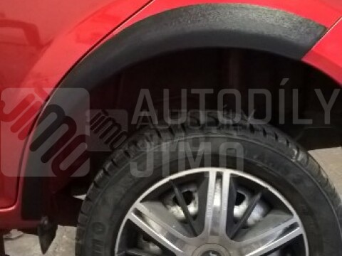 Plastové zadní lemy blatníku Hyundai Getz 02-11 5dv. HB