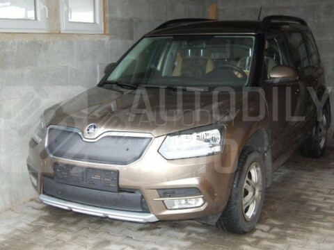 Zimní clony chladiče Škoda Yeti 13-17, kryt masky + nárazníku