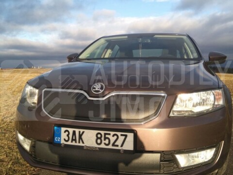 Zimní clony chladiče Škoda Octavia III 13-16, kryt masky + nárazník