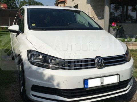 Znak, logo, emblém, nápis VW R-line - na přední masku, černý, kovový