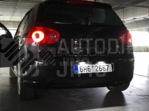 LED osvětlení SPZ VW Golf V, VI, VII canbus