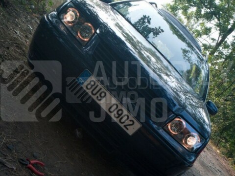 Přední světla, lampy Angel Eyes VW Bora 98-05 s mlhovkami, černá H7