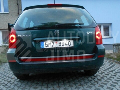 LED osvětlení SPZ PEUGEOT 206, 306, 307,  PARTNER, CITROEN C3, C4, C5, XSARA BERLINGO SAXO