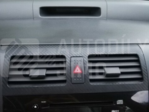 Carbonová, karbonová folie 3D 152x50cm černá - libovolná délka