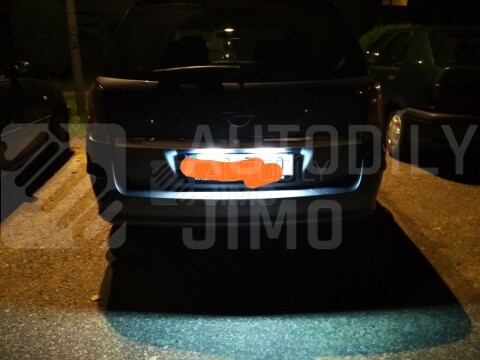 LED osvětlení SPZ Opel Astra H, J, Zafira B, Meriva B, Insignia, Vectra C, Adam