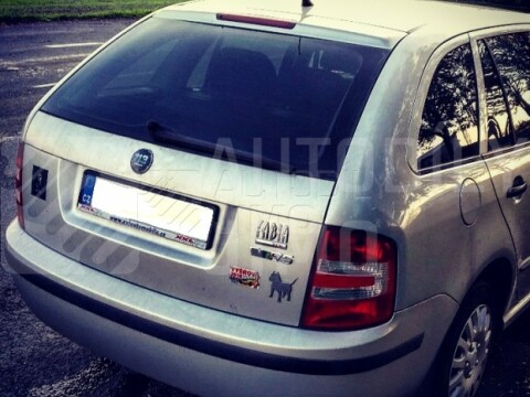 Znak, logo, emblém, nápis Škoda RS, VRS - nová edice!