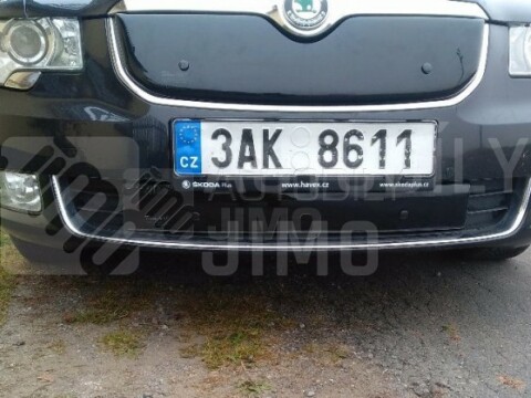 Zimní clony chladiče Škoda SUPERB II 08-13, kryt masky + nárazníku