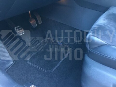 Textilní autokoberce Škoda SUPERB III, 15- s nápisem, gramáž 2000g/m2