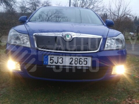 Zimní clony chladiče Škoda Octavia II 08-12, kryt masky + nárazníku