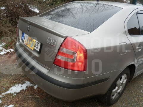 Spoiler Milotec - zadní, ABS černá metalíza, Škoda Octavia II Lim., Škoda Octavia II Facelift Lim.