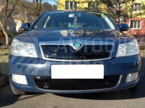Zimní clony chladiče Škoda Octavia II 08-13, kryt masky + nárazníku HEKO