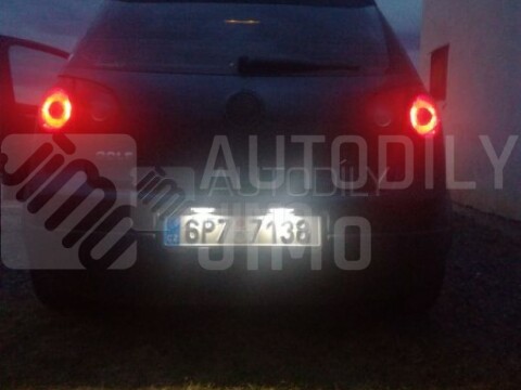 LED osvětlení SPZ na vozy VW Golf V PLUS, Jetta