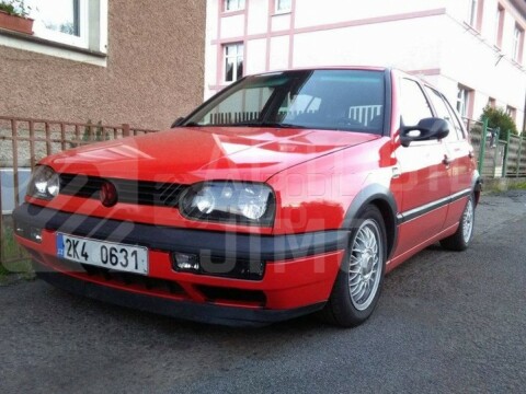Přední blinkry, směrová světla VW Golf 3, Vento - s mlhovkou, černé