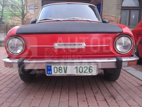 Chromová podložka pod SPZ - nerez