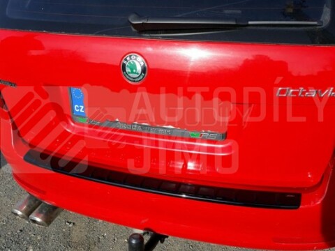 Práh pátých dveří s výstupky, ABS-černá metalíza, Škoda Octavia II. Combi, Škoda Octavia II. Facelift Combi